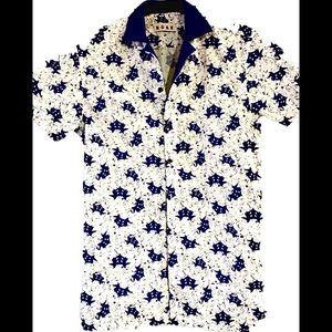 NOAK Button-up Short Sleeve Print Small